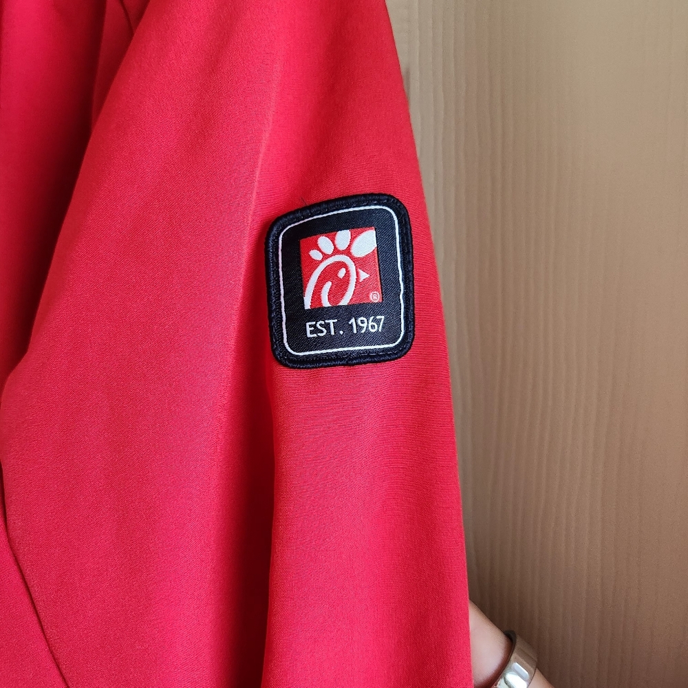 Chick-Fil-A Oobe Team Style Full Zip Up Jacket Size Large - Picture 7 of 11